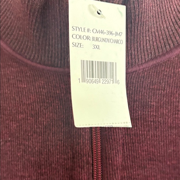 JACHS NEW. YORK Marks & Spencer Maroon Knit Sweater. Size 3XL - Picture 3 of 9